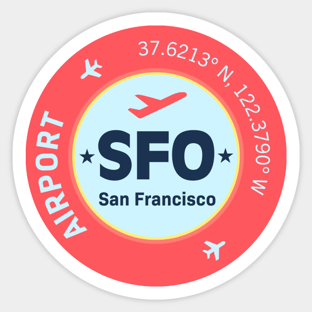 San Francisco sticker design Sticker by Woohoo